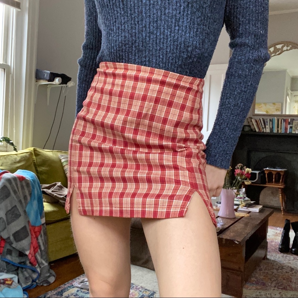 Plaid skirt
